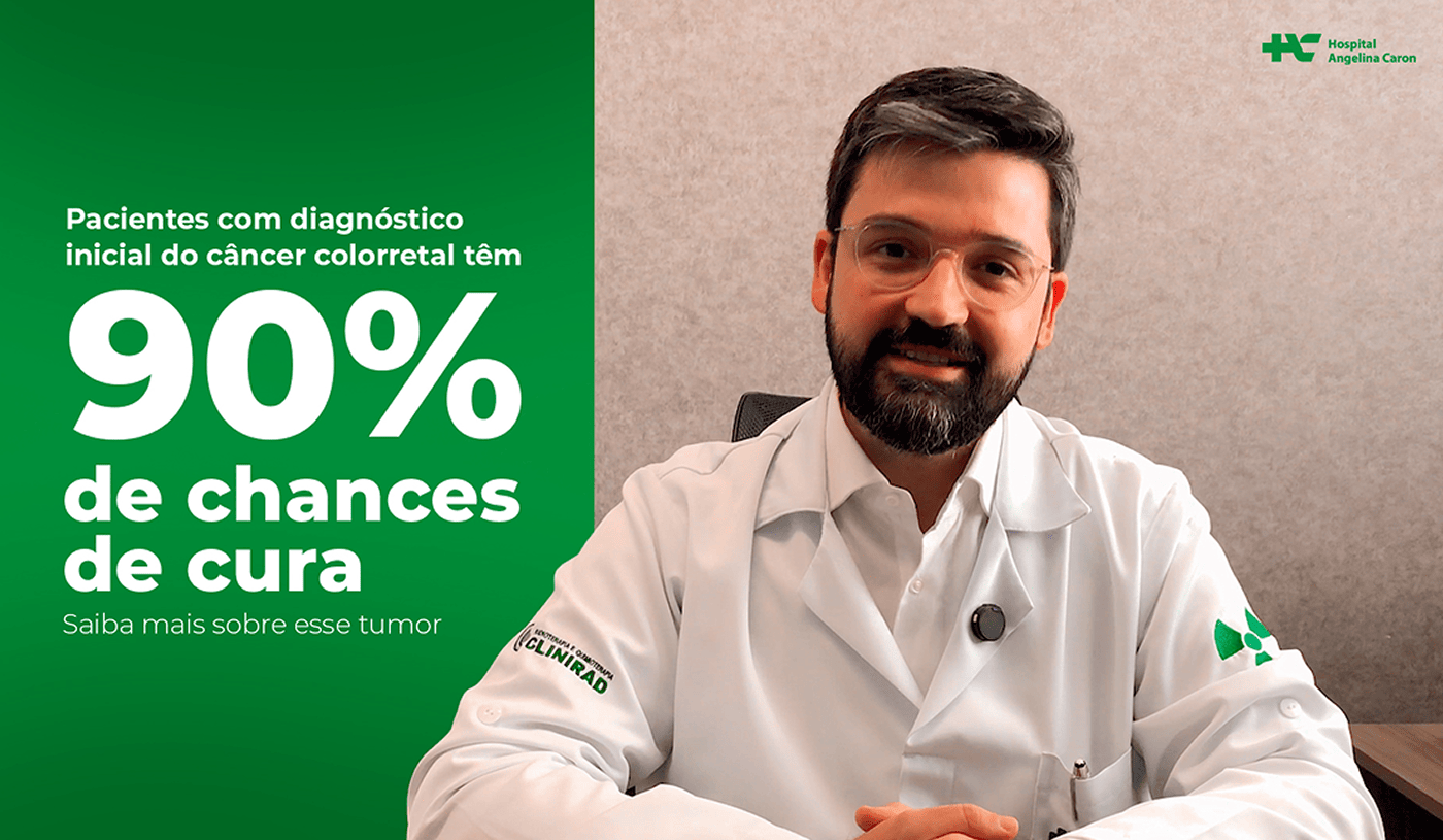 Pacientes com diagnóstico inicial do câncer colorretal têm 90% de chances de cura. Saiba mais sobre esse tumor.